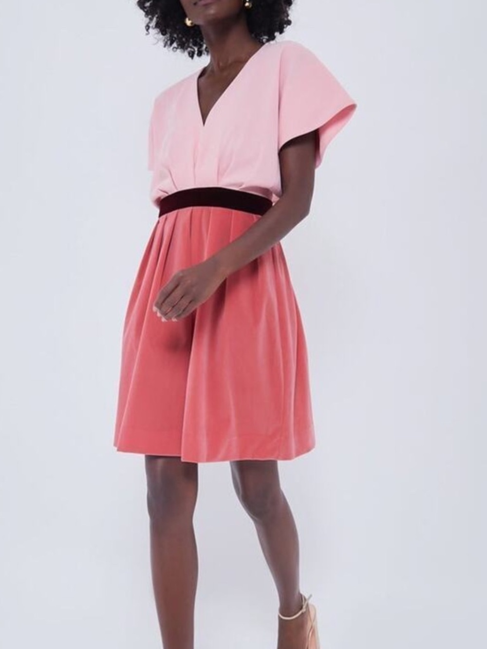 Tuckernuck Pomander Place Pink Velvet Isabelle Dress